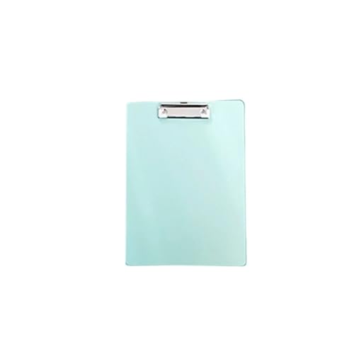 Klemmbrett A4-Büroordner aus Kunststoff, A5-Schreibtafel for Schülernotizen, A6-Unterschriftentafel, Klemmbrett, Tisch-Organizer, Ordner, Dokumente(Laurel green A5) von WTAXBH