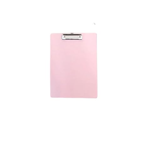 Klemmbrett A4-Büroordner aus Kunststoff, A5-Schreibtafel for Schülernotizen, A6-Unterschriftentafel, Klemmbrett, Tisch-Organizer, Ordner, Dokumente(Pink A6) von WTAXBH