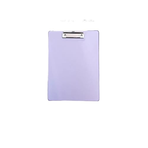 Klemmbrett A4-Büroordner aus Kunststoff, A5-Schreibtafel for Schülernotizen, A6-Unterschriftentafel, Klemmbrett, Tisch-Organizer, Ordner, Dokumente(Purple A5) von WTAXBH