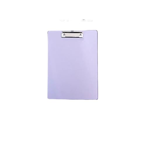 Klemmbrett A4-Büroordner aus Kunststoff, A5-Schreibtafel for Schülernotizen, A6-Unterschriftentafel, Klemmbrett, Tisch-Organizer, Ordner, Dokumente(Purple A6) von WTAXBH