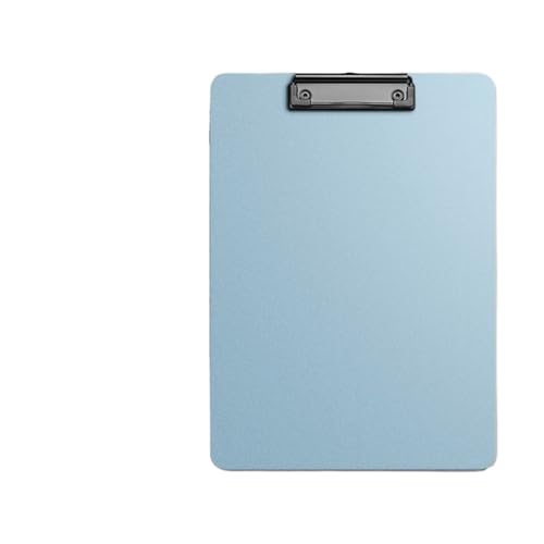 Klemmbrett A4-Dateiordner-Klemmbrett, Schreibblock, Memo-Klemmbrett-Clips, Testpapier-Aufbewahrungs-Organizer, Schulbedarf, Büromaterial(Blue) von WTAXBH