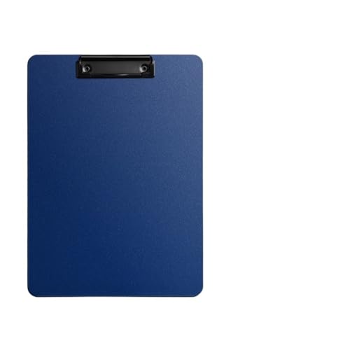 Klemmbrett A4-Dateiordner-Klemmbrett, Schreibblock, Memo-Klemmbrett-Clips, Testpapier-Aufbewahrungs-Organizer, Schulbedarf, Büromaterial(DEEP BLUE) von WTAXBH