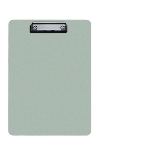 Klemmbrett A4-Dateiordner-Klemmbrett, Schreibblock, Memo-Klemmbrett-Clips, Testpapier-Aufbewahrungs-Organizer, Schulbedarf, Büromaterial(Green) von WTAXBH