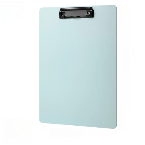 Klemmbrett A4-Dateiordner-Klemmbrett, Schreibblock, Memo-Klemmbrett-Clips, Testpapier-Aufbewahrungs-Organizer, Schulbedarf, Büromaterial(Light Green) von WTAXBH