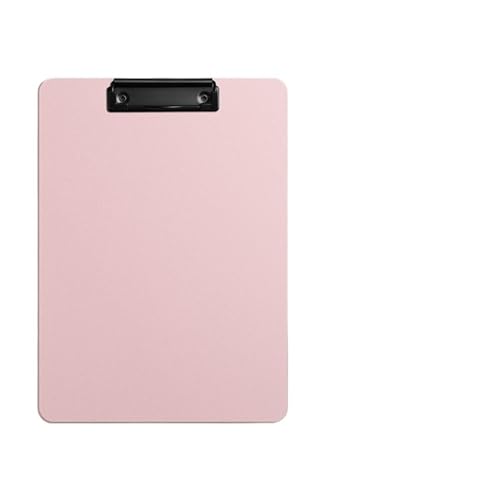 Klemmbrett A4-Dateiordner-Klemmbrett, Schreibblock, Memo-Klemmbrett-Clips, Testpapier-Aufbewahrungs-Organizer, Schulbedarf, Büromaterial(Pink) von WTAXBH