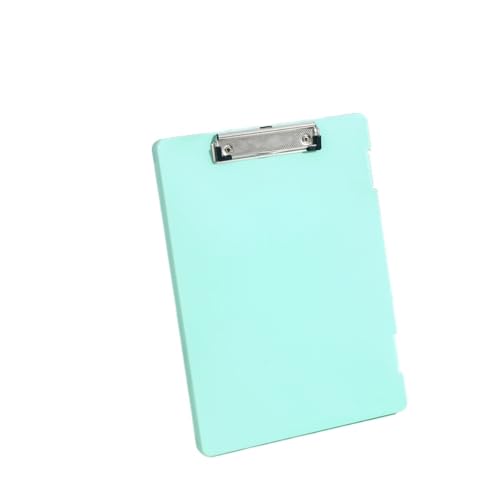 Klemmbrett Dateibox Schreibblock Zwei-in-Eins-A4-Dateiaufbewahrungsbox Multifunktionale Board-Clip-Testpapieraufbewahrung und Organisationsartefakt(Green) von WTAXBH