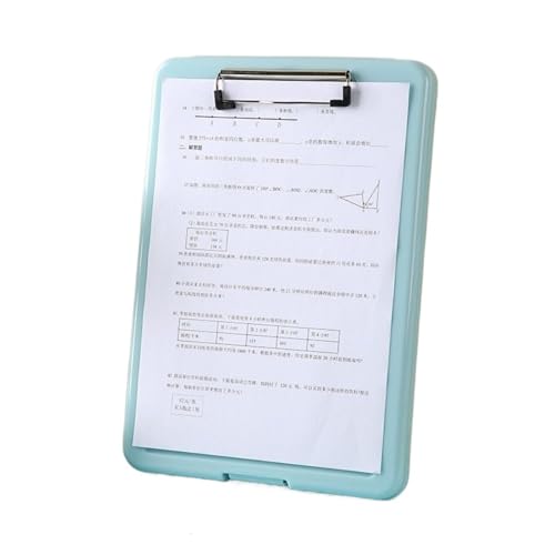 Klemmbrett Memo-Clipboard, A4-Datei, Zwischenablage, Box, Hülle, A4-Datei-Organizer, Dateiaufbewahrung, A4-Dateiordner, Kunststoff, Minimalismus, Schreib-Zwischenablage(Blue) von WTAXBH