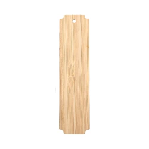 WTAXBH Holzstäbe zum Basteln 10 stücke Unbemalte Lesezeichen for Tags Holz Buch Blank DIY Rohlinge Hängen Liebhaber Handwerk Handwerk Lesen Marker(Style 02) von WTAXBH