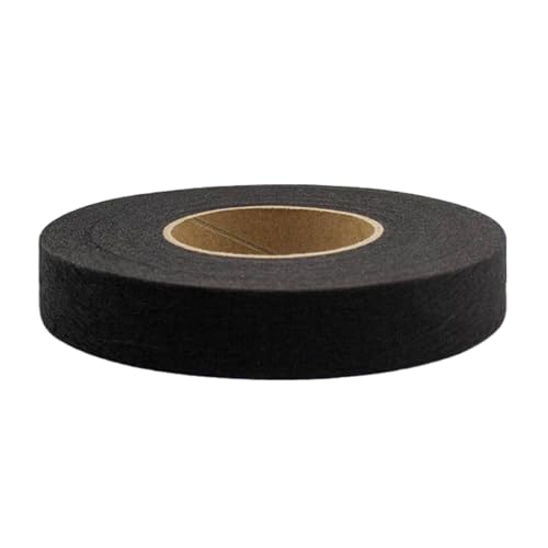 WTAXBH Saumband zum Aufbügeln 2PCS doppelseitiges Vlies-Futterklebeband for Kleidung, Bügelsaumband, gefüttert, doppelseitig klebende Mesh-Folie, DIY-Nähzubehör.(1 5cm Black G438B) von WTAXBH