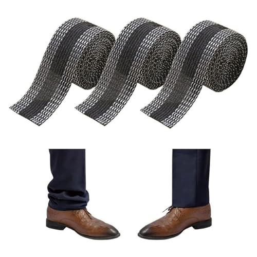 WTAXBH Saumband zum Aufbügeln 3 Stück Hosenkanten verkürzen selbstklebende Hosen-Mundpaste, waschbares Bügelband for Kleidung am Saum, Stoff-Fixierband for Hosen.(3 M) von WTAXBH