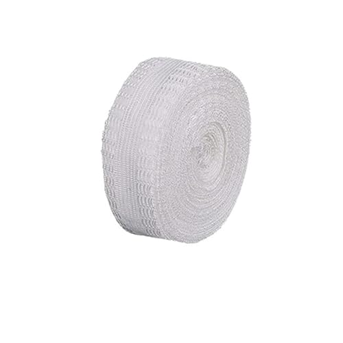 WTAXBH Saumband zum Aufbügeln 5 Meter for Aufbügeln, for Verkürzen der Hosenkante, selbstklebendes Hosenband, for Aufbügeln am Saum, Stoffband for Anzughosen, Jeans, DIY-Nähstoff(White,3 Meters) von WTAXBH