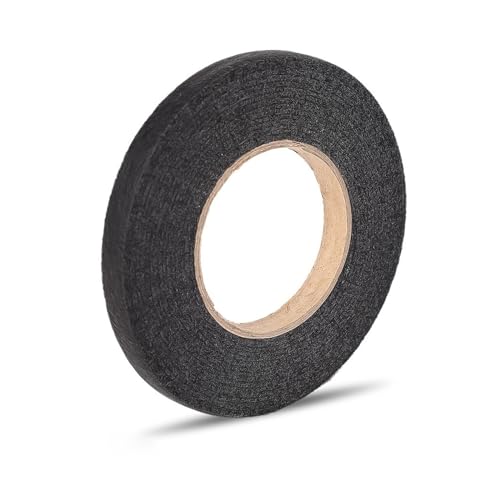 WTAXBH Saumband zum Aufbügeln 60M Hosensaumband Selbstklebendes Kantenkürzklebeband DIY Jean Kleidung Länge kürzen Werkzeuge for Haushaltsnähzubehör(Black,1cmx60m) von WTAXBH