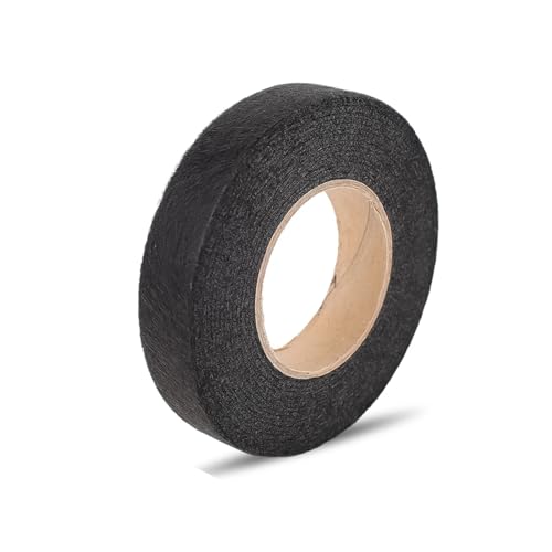 WTAXBH Saumband zum Aufbügeln 60M doppelseitige Hosen Rand Verkürzen Paste Vlies Einlage Klebstoff Stoff Tuch Eisen Auf Saum Band DIY Nähen zubehör(Black,1CM-Width) von WTAXBH