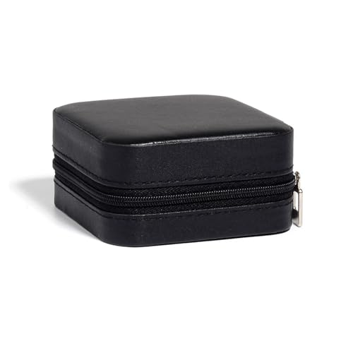 WTAXBH Schmuckkästchen Tragbarer Schmuck-Organizer, Reise-Organizer, Schmuckschatulle, Lederaufbewahrung, Aufbewahrung for Ohrringe, Halsketten und Ringe(Style1) von WTAXBH