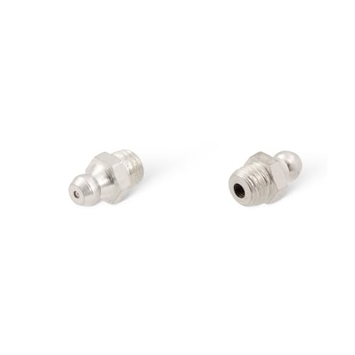 10 Stück Kegelschmiernippel DIN 71412 A (H1) M8 x 1,0 Stahl verzinkt von WTB