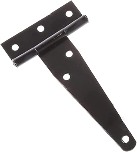 WTBHDUK 1 Stück schwarzes Scharnier, T-förmig, 6 Befestigungsschraubenlöcher für eine stabilere Befestigung, für Schrank- und Schuppenholztüren, Hardware-Zubehör WTBHDUK 1 Stück schwarzes Scharnier, T-förmig, 6 Befestigungsschraubenlöcher für eine stabilere Befestigung, für Schrank- und Schuppenholztüren, Hardware-Zubehör von WTBHDUK