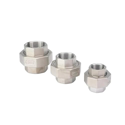 WTFNKMCXE 1pc Equal 1/2" BSP Female Thread 304 Stainless Steel Hex Socket Union Set Pipe Fitting Connector WTFNKMCXE 1pc Equal 1/2" BSP Female Thread 304 Stainless Steel Hex Socket Union Set Pipe Fitting Connector von WTFNKMCXE