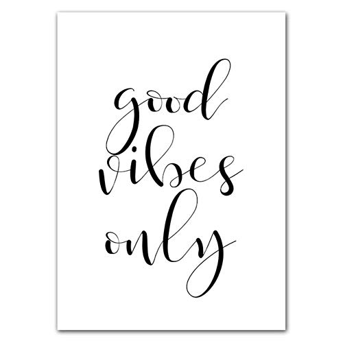 WTMLK Inspirierende Zitate Wandkunst Leinwand Malerei Schwarz Weiß Wand Poster Drucke Für Wohnzimmer Moderne Wohnkultur AL132,3,13x18cm kein Rahmen WTMLK Inspirierende Zitate Wandkunst Leinwand Malerei Schwarz Weiß Wand Poster Drucke Für Wohnzimmer Moderne Wohnkultur AL132,3,13x18cm kein Rahmen von WTMLK