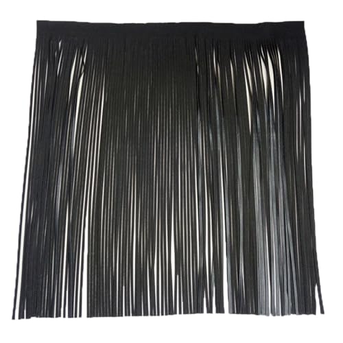 Quaste 64X55CM Lederfransenbesatz Seide Quaste Fransenband Quaste Kleidung Accessoires Seide Fransen Quaste Fransen Geschnitten schnittfransen Fransenband Dekoband Tanzfransen Nähzubehör von WTRYT