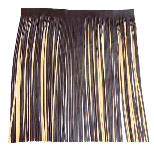 Quaste 64X55CM Lederfransenbesatz Seide Quaste Fransenband Quaste Kleidung Accessoires Seide Fransen Quaste Fransen Geschnitten schnittfransen Fransenband Dekoband Tanzfransen Nähzubehör von WTRYT