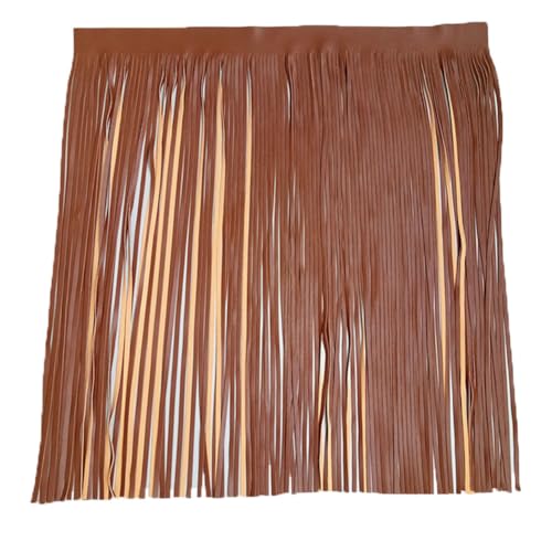 Quaste 64X55CM Lederfransenbesatz Seide Quaste Fransenband Quaste Kleidung Accessoires Seide Fransen Quaste Fransen Geschnitten schnittfransen Fransenband Dekoband Tanzfransen Nähzubehör von WTRYT