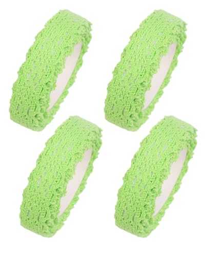 Spitzenband Selbstklebend 5 Rollen Baumwolle Spitzenband Stoffband Selbstklebend Lace Ribbon Selbstklebend Dekoband Spitze Bänder Spitzenband für Hochzeit Dekorationen scrapbooking Dekorationen von WTRYT