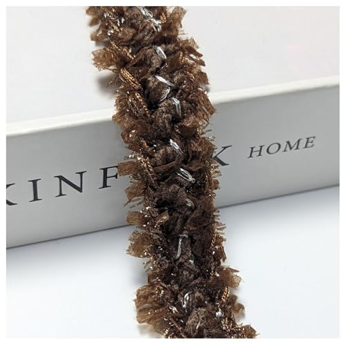 WTRYT Gimp Zopfbesatz 48 Yards Polyester Braid Spitzenbesatz Jacquard Bandbesatz Vintage Dekoband für Geschenke Haarnähzubehör Seidenband Hochzeitsdekoration Vorhängen Kleidung Heimdekoration WTRYT Gimp Zopfbesatz 48 Yards Polyester Braid Spitzenbesatz Jacquard Bandbesatz Vintage Dekoband für Geschenke Haarnähzubehör Seidenband Hochzeitsdekoration Vorhängen Kleidung Heimdekoration von WTRYT