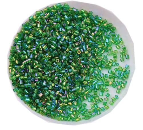WTRYT Glasperlen 100g Kleine Perlen Lange Rocailles Rohrperlen Glas Signalhorn Perlen Röhrchen Perlen Gerade Röhrchen Perlen Tubes Perlen Glas Bugle Stiftperlen Abstandsperlen Für Ohrringe Armbänder WTRYT Glasperlen 100g Kleine Perlen Lange Rocailles Rohrperlen Glas Signalhorn Perlen Röhrchen Perlen Gerade Röhrchen Perlen Tubes Perlen Glas Bugle Stiftperlen Abstandsperlen Für Ohrringe Armbänder von WTRYT