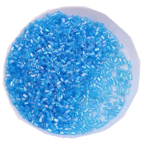 WTRYT Glasperlen 100g Kleine Perlen Lange Rocailles Rohrperlen Glas Signalhorn Perlen Röhrchen Perlen Gerade Röhrchen Perlen Tubes Perlen Glas Bugle Stiftperlen Abstandsperlen Für Ohrringe Armbänder WTRYT Glasperlen 100g Kleine Perlen Lange Rocailles Rohrperlen Glas Signalhorn Perlen Röhrchen Perlen Gerade Röhrchen Perlen Tubes Perlen Glas Bugle Stiftperlen Abstandsperlen Für Ohrringe Armbänder von WTRYT