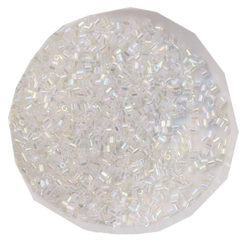 WTRYT Glasperlen 100g Kleine Perlen Lange Rocailles Rohrperlen Glas Signalhorn Perlen Röhrchen Perlen Gerade Röhrchen Perlen Tubes Perlen Glas Bugle Stiftperlen Abstandsperlen Für Ohrringe Armbänder WTRYT Glasperlen 100g Kleine Perlen Lange Rocailles Rohrperlen Glas Signalhorn Perlen Röhrchen Perlen Gerade Röhrchen Perlen Tubes Perlen Glas Bugle Stiftperlen Abstandsperlen Für Ohrringe Armbänder von WTRYT
