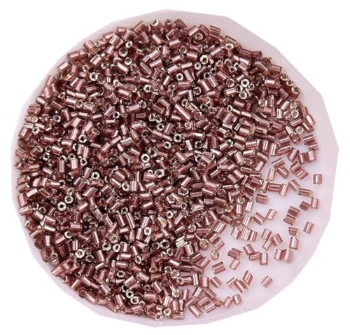 WTRYT Glasperlen 100g Kleine Perlen Lange Rocailles Rohrperlen Glas Signalhorn Perlen Röhrchen Perlen Gerade Röhrchen Perlen Tubes Perlen Glas Bugle Stiftperlen Abstandsperlen Für Ohrringe Armbänder WTRYT Glasperlen 100g Kleine Perlen Lange Rocailles Rohrperlen Glas Signalhorn Perlen Röhrchen Perlen Gerade Röhrchen Perlen Tubes Perlen Glas Bugle Stiftperlen Abstandsperlen Für Ohrringe Armbänder von WTRYT