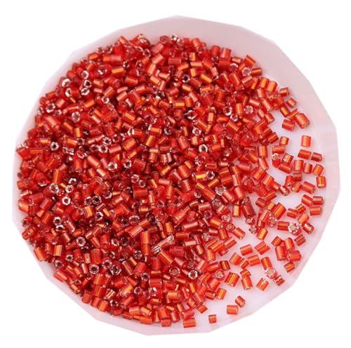 WTRYT Glasperlen 100g Kleine Perlen Lange Rocailles Rohrperlen Glas Signalhorn Perlen Röhrchen Perlen Gerade Röhrchen Perlen Tubes Perlen Glas Bugle Stiftperlen Abstandsperlen Für Ohrringe Armbänder WTRYT Glasperlen 100g Kleine Perlen Lange Rocailles Rohrperlen Glas Signalhorn Perlen Röhrchen Perlen Gerade Röhrchen Perlen Tubes Perlen Glas Bugle Stiftperlen Abstandsperlen Für Ohrringe Armbänder von WTRYT
