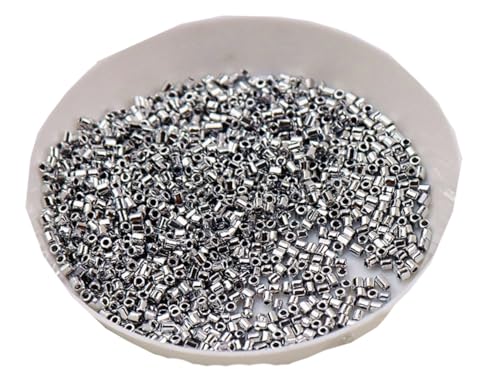 WTRYT Glasperlen 100g Kleine Perlen Lange Rocailles Rohrperlen Glas Signalhorn Perlen Röhrchen Perlen Gerade Röhrchen Perlen Tubes Perlen Glas Bugle Stiftperlen Abstandsperlen Für Ohrringe Armbänder WTRYT Glasperlen 100g Kleine Perlen Lange Rocailles Rohrperlen Glas Signalhorn Perlen Röhrchen Perlen Gerade Röhrchen Perlen Tubes Perlen Glas Bugle Stiftperlen Abstandsperlen Für Ohrringe Armbänder von WTRYT