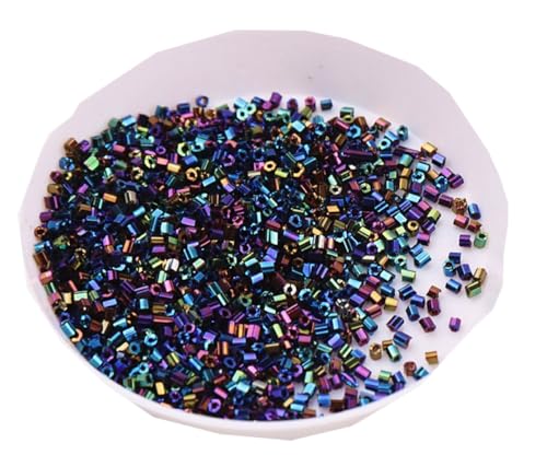 WTRYT Glasperlen 100g Kleine Perlen Lange Rocailles Rohrperlen Glas Signalhorn Perlen Röhrchen Perlen Gerade Röhrchen Perlen Tubes Perlen Glas Bugle Stiftperlen Abstandsperlen Für Ohrringe Armbänder WTRYT Glasperlen 100g Kleine Perlen Lange Rocailles Rohrperlen Glas Signalhorn Perlen Röhrchen Perlen Gerade Röhrchen Perlen Tubes Perlen Glas Bugle Stiftperlen Abstandsperlen Für Ohrringe Armbänder von WTRYT