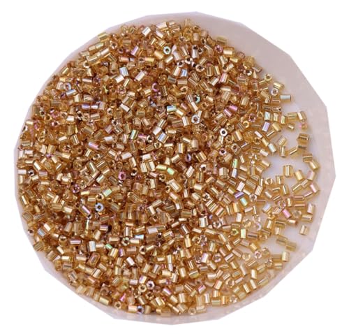 WTRYT Glasperlen 100g Kleine Perlen Lange Rocailles Rohrperlen Glas Signalhorn Perlen Röhrchen Perlen Gerade Röhrchen Perlen Tubes Perlen Glas Bugle Stiftperlen Abstandsperlen Für Ohrringe Armbänder WTRYT Glasperlen 100g Kleine Perlen Lange Rocailles Rohrperlen Glas Signalhorn Perlen Röhrchen Perlen Gerade Röhrchen Perlen Tubes Perlen Glas Bugle Stiftperlen Abstandsperlen Für Ohrringe Armbänder von WTRYT