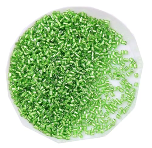 WTRYT Glasperlen 100g Kleine Perlen Lange Rocailles Rohrperlen Glas Signalhorn Perlen Röhrchen Perlen Gerade Röhrchen Perlen Tubes Perlen Glas Bugle Stiftperlen Abstandsperlen Für Ohrringe Armbänder WTRYT Glasperlen 100g Kleine Perlen Lange Rocailles Rohrperlen Glas Signalhorn Perlen Röhrchen Perlen Gerade Röhrchen Perlen Tubes Perlen Glas Bugle Stiftperlen Abstandsperlen Für Ohrringe Armbänder von WTRYT
