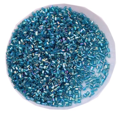 WTRYT Glasperlen 100g Kleine Perlen Lange Rocailles Rohrperlen Glas Signalhorn Perlen Röhrchen Perlen Gerade Röhrchen Perlen Tubes Perlen Glas Bugle Stiftperlen Abstandsperlen Für Ohrringe Armbänder WTRYT Glasperlen 100g Kleine Perlen Lange Rocailles Rohrperlen Glas Signalhorn Perlen Röhrchen Perlen Gerade Röhrchen Perlen Tubes Perlen Glas Bugle Stiftperlen Abstandsperlen Für Ohrringe Armbänder von WTRYT