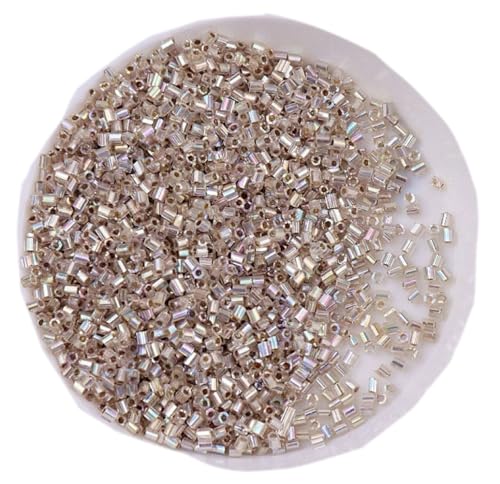 WTRYT Glasperlen 100g Kleine Perlen Lange Rocailles Rohrperlen Glas Signalhorn Perlen Röhrchen Perlen Gerade Röhrchen Perlen Tubes Perlen Glas Bugle Stiftperlen Abstandsperlen Für Ohrringe Armbänder WTRYT Glasperlen 100g Kleine Perlen Lange Rocailles Rohrperlen Glas Signalhorn Perlen Röhrchen Perlen Gerade Röhrchen Perlen Tubes Perlen Glas Bugle Stiftperlen Abstandsperlen Für Ohrringe Armbänder von WTRYT