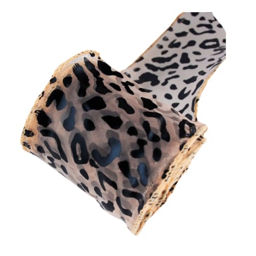 WTRYT Organzaband 6CMX15Yards Leopardenmuster Organzaband Ripsband mit Leopardenmuster Schleifenband Leopard Tierdruck Chiffonband Geschenkband Leopard Schleifenband Dekoband Leopardband DIY Basteln WTRYT Organzaband 6CMX15Yards Leopardenmuster Organzaband Ripsband mit Leopardenmuster Schleifenband Leopard Tierdruck Chiffonband Geschenkband Leopard Schleifenband Dekoband Leopardband DIY Basteln von WTRYT