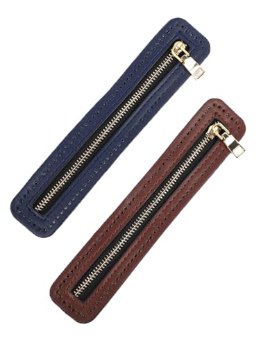 WTRYT Reißverschlüsse 2 Stück PU Leder Reißverschluss 18CM Leder näh reißverschluss Rahmen Metallreißverschlüsse Handgefertigte Taschenreißverschlüsse Reißverschluss Für Geldbörse Ledertasche WTRYT Reißverschlüsse 2 Stück PU Leder Reißverschluss 18CM Leder näh reißverschluss Rahmen Metallreißverschlüsse Handgefertigte Taschenreißverschlüsse Reißverschluss Für Geldbörse Ledertasche von WTRYT