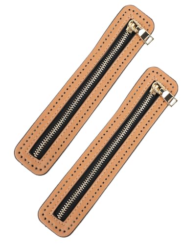 WTRYT Reißverschlüsse 2 Stück PU Leder Reißverschluss 18CM Leder näh reißverschluss Rahmen Metallreißverschlüsse Handgefertigte Taschenreißverschlüsse Reißverschluss Für Geldbörse Ledertasche WTRYT Reißverschlüsse 2 Stück PU Leder Reißverschluss 18CM Leder näh reißverschluss Rahmen Metallreißverschlüsse Handgefertigte Taschenreißverschlüsse Reißverschluss Für Geldbörse Ledertasche von WTRYT