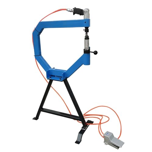 WUCIOA Pneumatischer Planierhammer, 875–1350 U/min, Industrie-Planierhammer aus Eisen mit Pedal und Amboss, 10 cm Ausladung, Gusseisenständer, 50–100 PSI, Metallformmaschine, Druckluftwerkzeug WUCIOA Pneumatischer Planierhammer, 875–1350 U/min, Industrie-Planierhammer aus Eisen mit Pedal und Amboss, 10 cm Ausladung, Gusseisenständer, 50–100 PSI, Metallformmaschine, Druckluftwerkzeug von WUCIOA