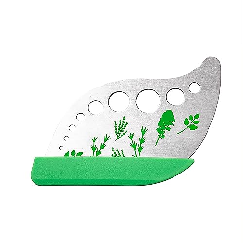 WUDQIJI Blatt Kräuter Stripper 9 Löcher Kräuterabstreifer Kräuter Cutter Kräuterabisolierer Edelstahl Küchen Abisolierwerkzeug mit Schutzhalter für Chard Collard Greens Thymian Basilikum Rosmarin WUDQIJI Blatt Kräuter Stripper 9 Löcher Kräuterabstreifer Kräuter Cutter Kräuterabisolierer Edelstahl Küchen Abisolierwerkzeug mit Schutzhalter für Chard Collard Greens Thymian Basilikum Rosmarin von WUDQIJI