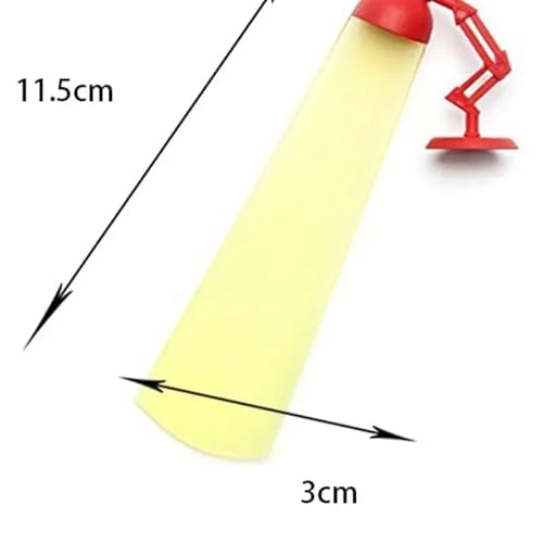 WUJIHE 1 x Tischlampe, Leselesezeichen, tragbarer Notizblock, neuartige Memo-Seiten-Clip, multifunktional, Büro, Dokumente, Markierung, Paging, Rot WUJIHE 1 x Tischlampe, Leselesezeichen, tragbarer Notizblock, neuartige Memo-Seiten-Clip, multifunktional, Büro, Dokumente, Markierung, Paging, Rot von WUJIHE
