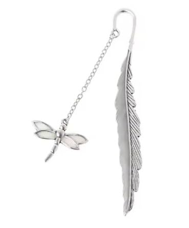 WUJIHE Leuchtender Lesezeichen, leuchtet im Dunkeln, Geschenk, Federdrache, Etikett, kreatives Schulschüler, W91A, Lesezeichen (3) von WUJIHE