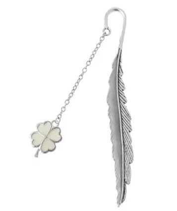 WUJIHE Leuchtender Lesezeichen, leuchtet im Dunkeln, Geschenk, Federdrache, Etikett, kreatives Schulschüler, W91A Lesezeichen (1) von WUJIHE