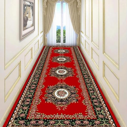 Teppichläufer Traditioneller Läuferteppich for den Flur, 1m, 1,5m, 2m, 2,5m, , 3,5m, , 4,5m, 5m, 6m, rutschfest, waschbar, extralang, Teppichmatte for Flur, Treppe, Korridor, Eingang(100x200cm/3.3ftx6 Teppichläufer Traditioneller Läuferteppich for den Flur, 1m, 1,5m, 2m, 2,5m, , 3,5m, , 4,5m, 5m, 6m, rutschfest, waschbar, extralang, Teppichmatte for Flur, Treppe, Korridor, Eingang(100x200cm/3.3ftx6 von WUPNGS
