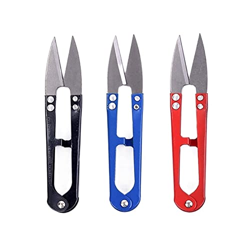 WUPNGS 3 PCS Vintage Craft Schere U-förmige Schere Schneider Stickerei Garn Schere DIY Schnitt Nähwerkzeug Klassische Handarbeit von WUPNGS
