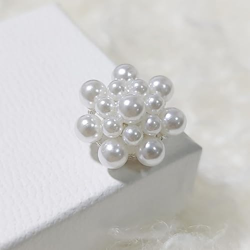 WUPNGS Antike goldene Knöpfe,Metall Perlenknöpfe,10STK,Daisy Flower Perlenknöpfe Perlenschaftknopf,Nähperlenknöpfe von WUPNGS