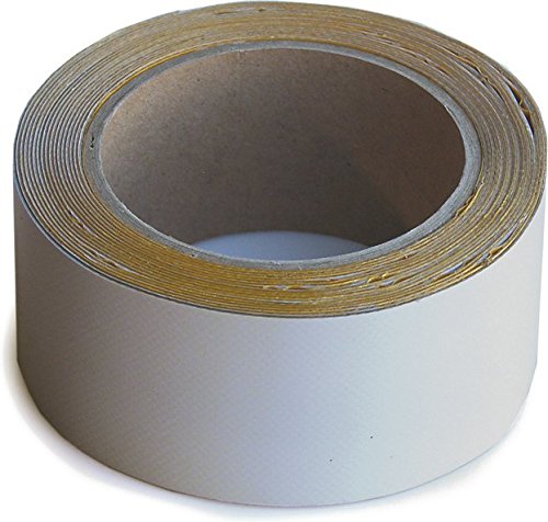 WUPSI PVC-Planen-Reparaturband - Klebeband zur Reparatur von Löchern & Rissen an LKW-Plane, Anhängerabdeckung, Markise & Zelt - grau 5 cm X 5 m WUPSI PVC-Planen-Reparaturband - Klebeband zur Reparatur von Löchern & Rissen an LKW-Plane, Anhängerabdeckung, Markise & Zelt - grau 5 cm X 5 m von WUPSI